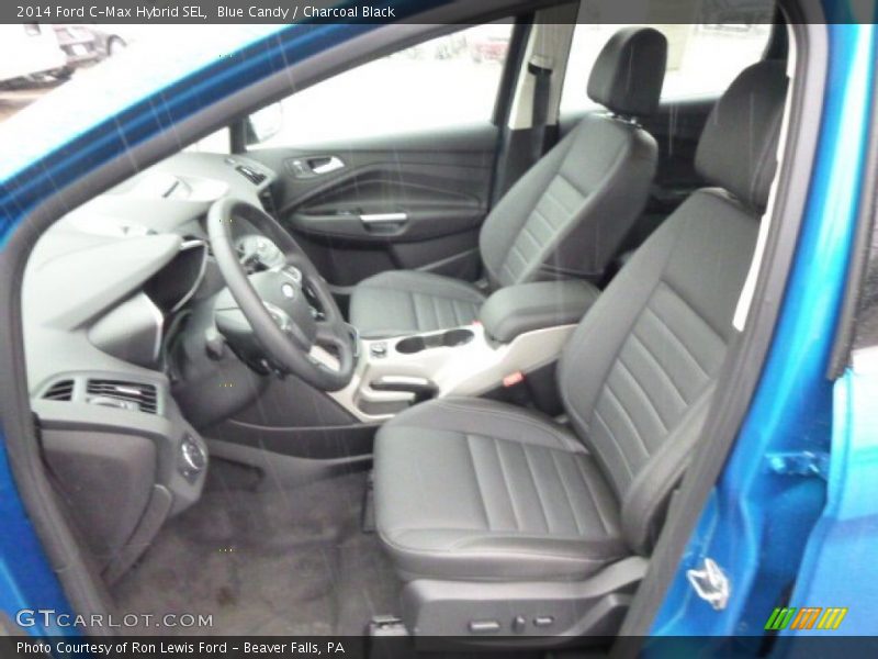 Blue Candy / Charcoal Black 2014 Ford C-Max Hybrid SEL