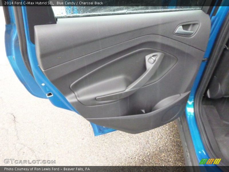 Blue Candy / Charcoal Black 2014 Ford C-Max Hybrid SEL