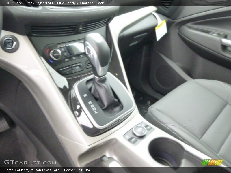 Blue Candy / Charcoal Black 2014 Ford C-Max Hybrid SEL