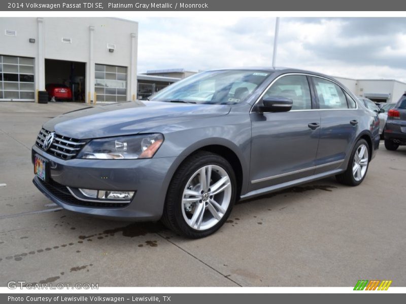 Platinum Gray Metallic / Moonrock 2014 Volkswagen Passat TDI SE
