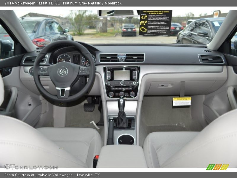 Platinum Gray Metallic / Moonrock 2014 Volkswagen Passat TDI SE