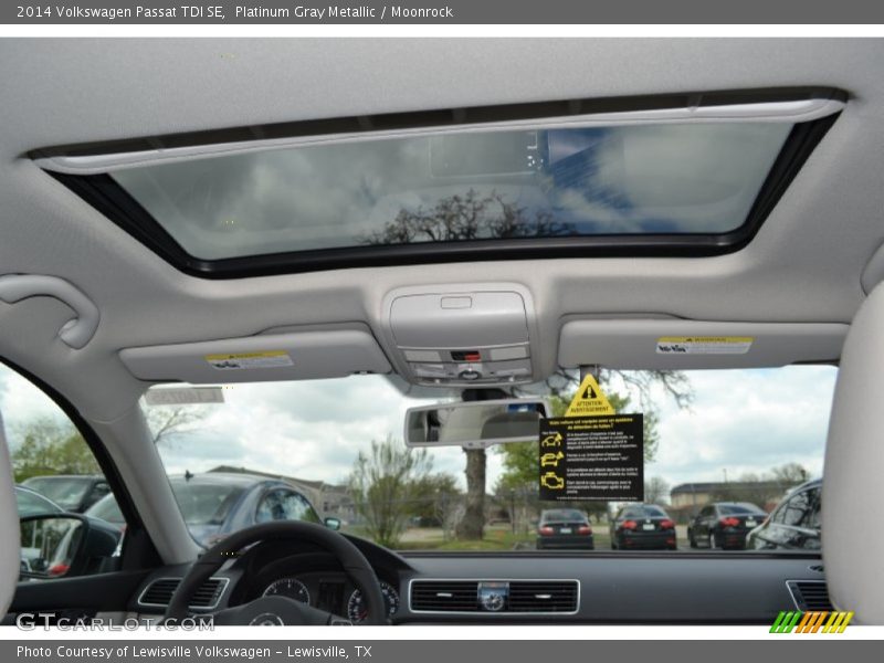 Platinum Gray Metallic / Moonrock 2014 Volkswagen Passat TDI SE