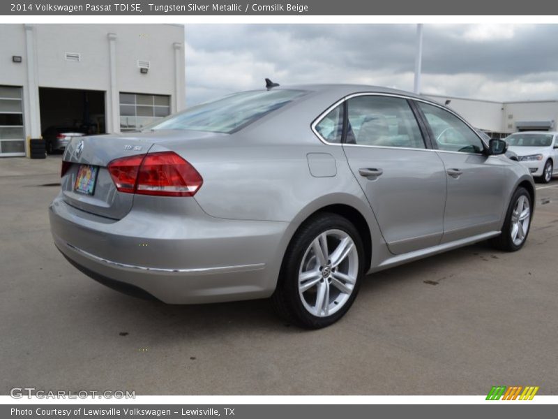 Tungsten Silver Metallic / Cornsilk Beige 2014 Volkswagen Passat TDI SE