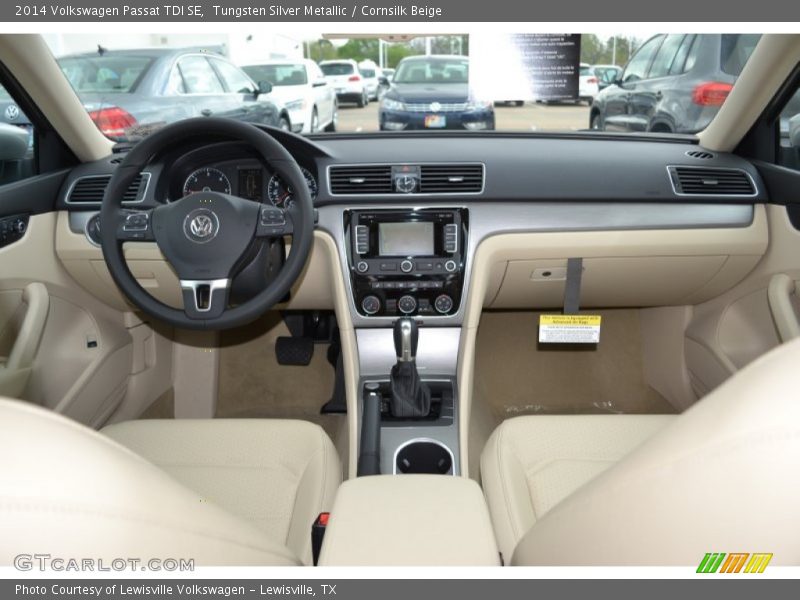 Tungsten Silver Metallic / Cornsilk Beige 2014 Volkswagen Passat TDI SE