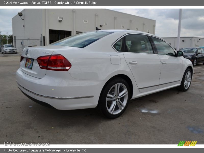 Candy White / Cornsilk Beige 2014 Volkswagen Passat TDI SE