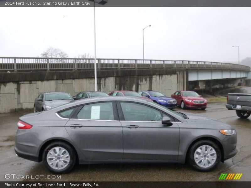Sterling Gray / Earth Gray 2014 Ford Fusion S