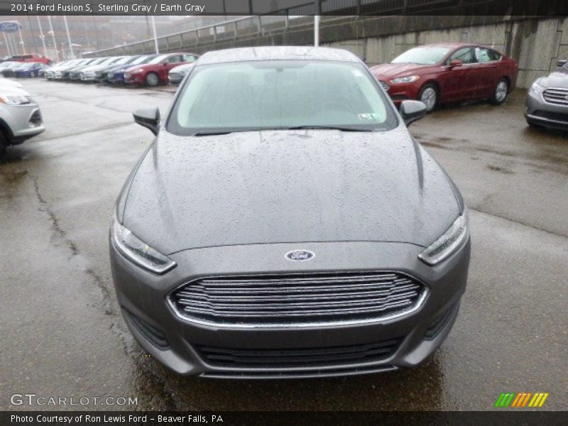 Sterling Gray / Earth Gray 2014 Ford Fusion S