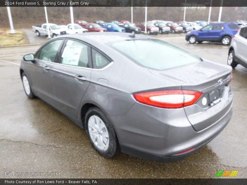 Sterling Gray / Earth Gray 2014 Ford Fusion S