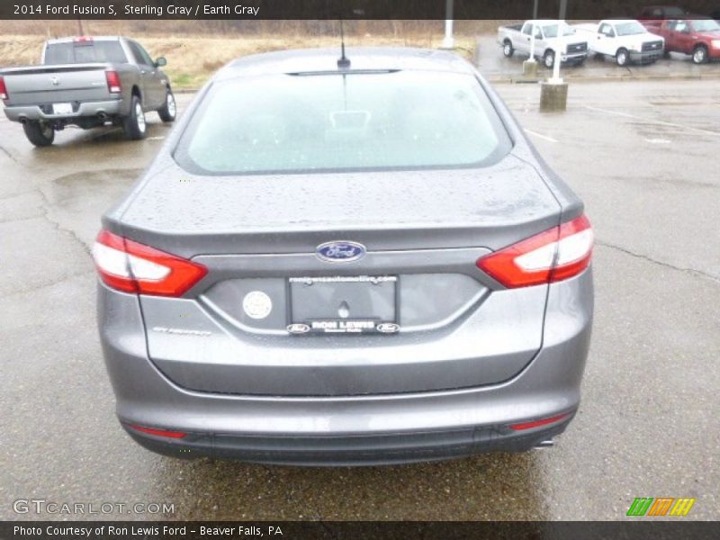 Sterling Gray / Earth Gray 2014 Ford Fusion S