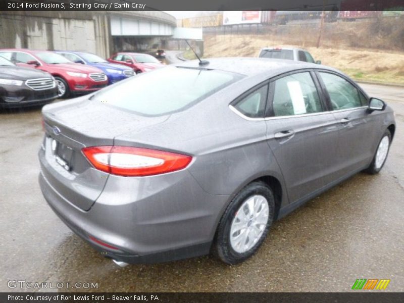 Sterling Gray / Earth Gray 2014 Ford Fusion S