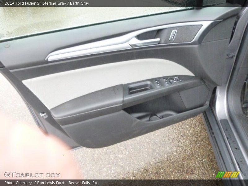 Sterling Gray / Earth Gray 2014 Ford Fusion S