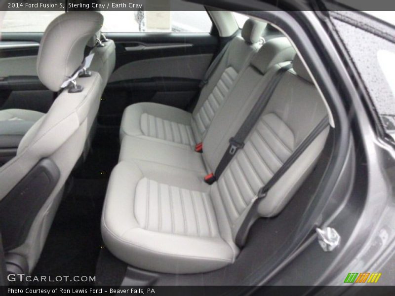 Sterling Gray / Earth Gray 2014 Ford Fusion S