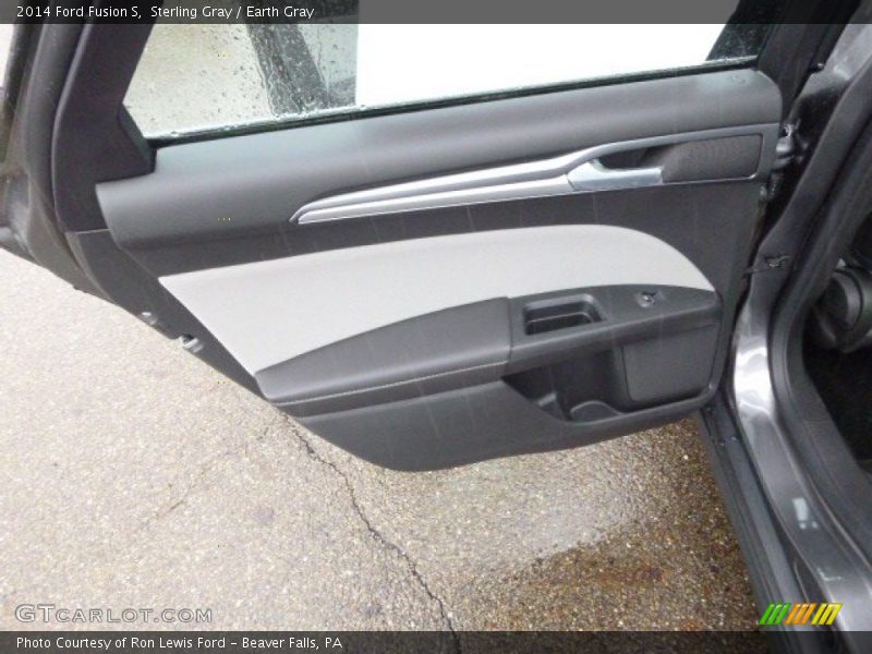 Sterling Gray / Earth Gray 2014 Ford Fusion S