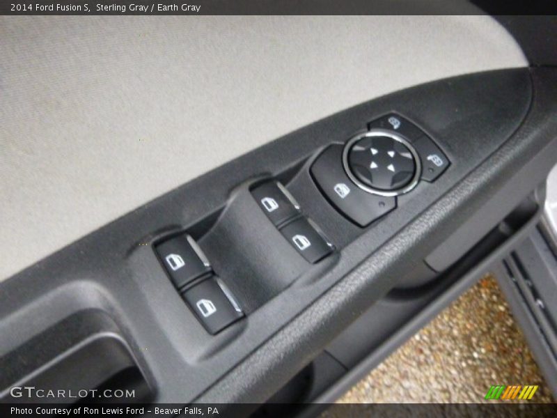 Sterling Gray / Earth Gray 2014 Ford Fusion S