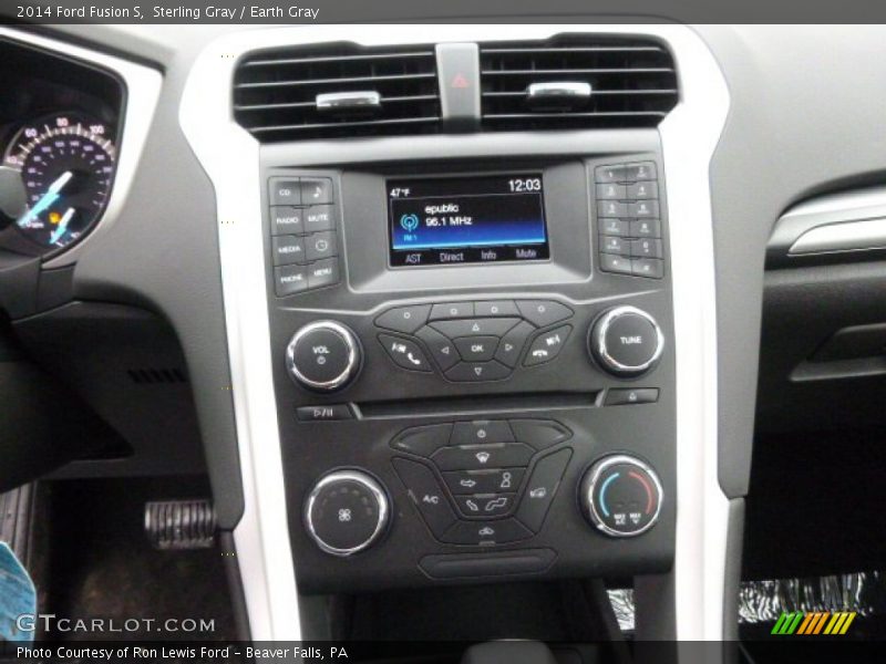 Sterling Gray / Earth Gray 2014 Ford Fusion S