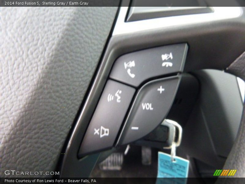 Sterling Gray / Earth Gray 2014 Ford Fusion S