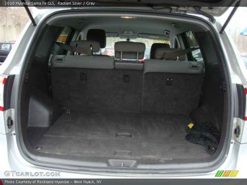 Radiant Silver / Gray 2010 Hyundai Santa Fe GLS