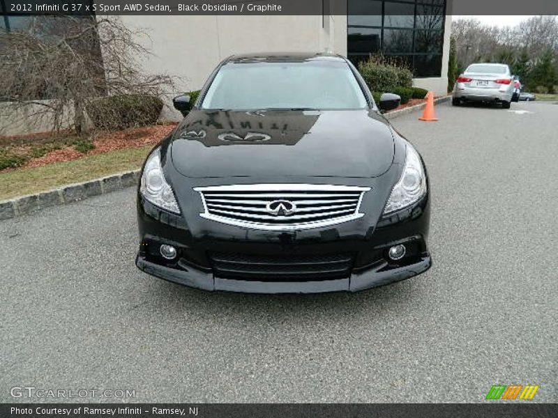 Black Obsidian / Graphite 2012 Infiniti G 37 x S Sport AWD Sedan