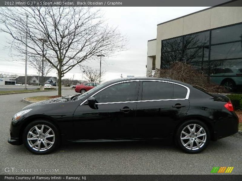  2012 G 37 x S Sport AWD Sedan Black Obsidian