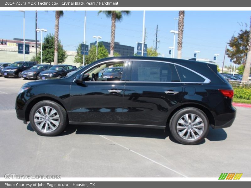 Crystal Black Pearl / Parchment 2014 Acura MDX Technology