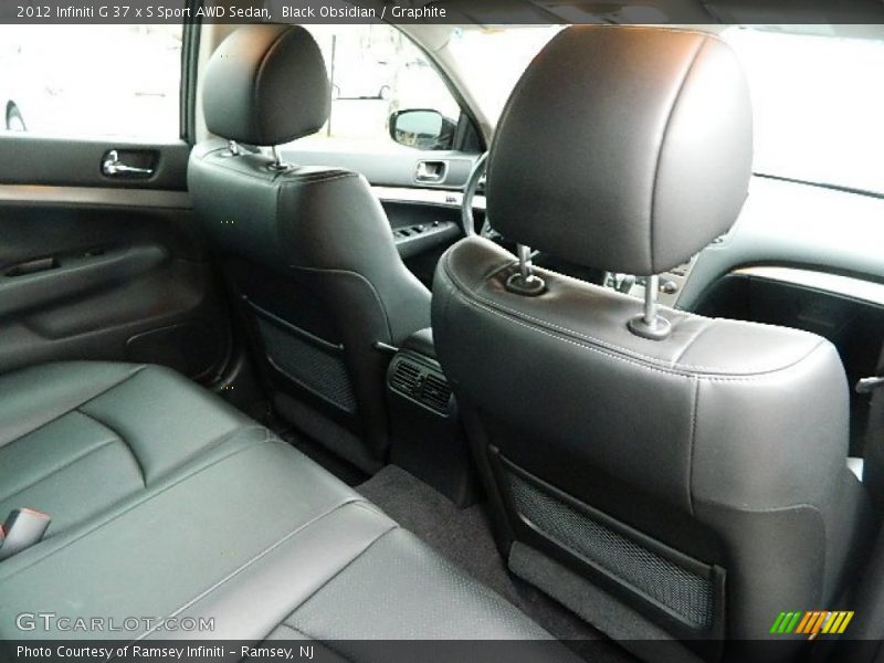 Black Obsidian / Graphite 2012 Infiniti G 37 x S Sport AWD Sedan