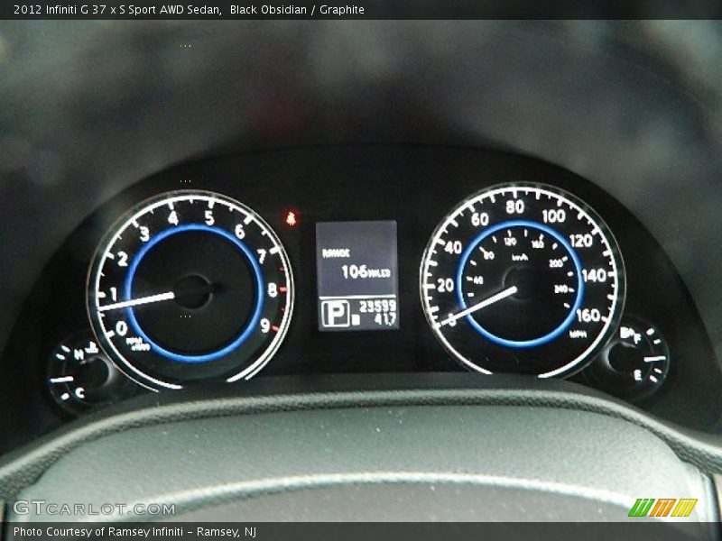  2012 G 37 x S Sport AWD Sedan 37 x S Sport AWD Sedan Gauges