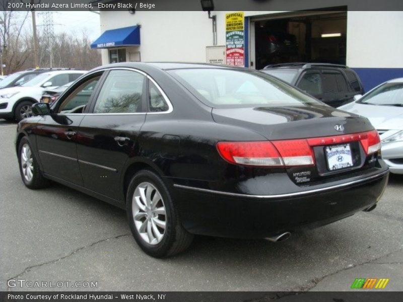 Ebony Black / Beige 2007 Hyundai Azera Limited
