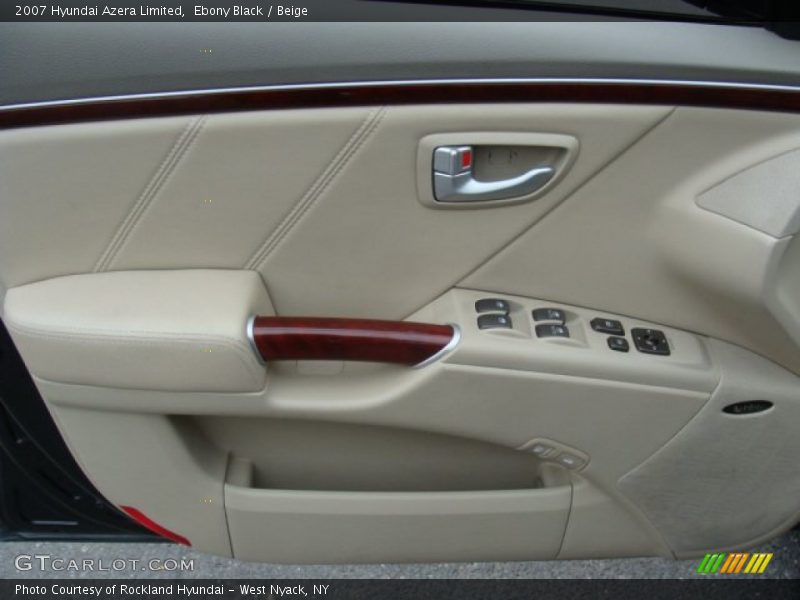 Ebony Black / Beige 2007 Hyundai Azera Limited