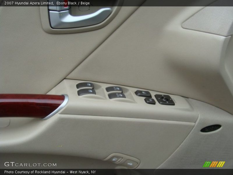 Ebony Black / Beige 2007 Hyundai Azera Limited