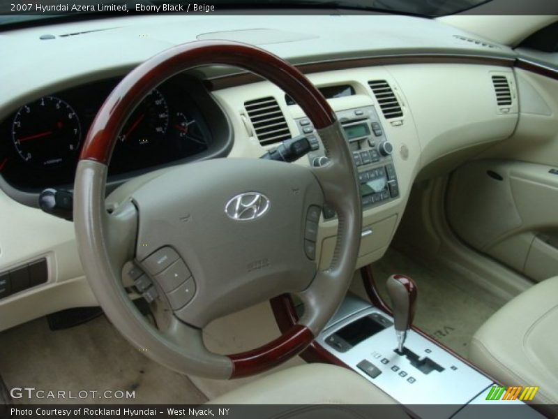 Ebony Black / Beige 2007 Hyundai Azera Limited