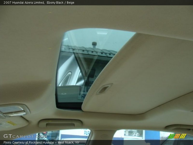 Ebony Black / Beige 2007 Hyundai Azera Limited