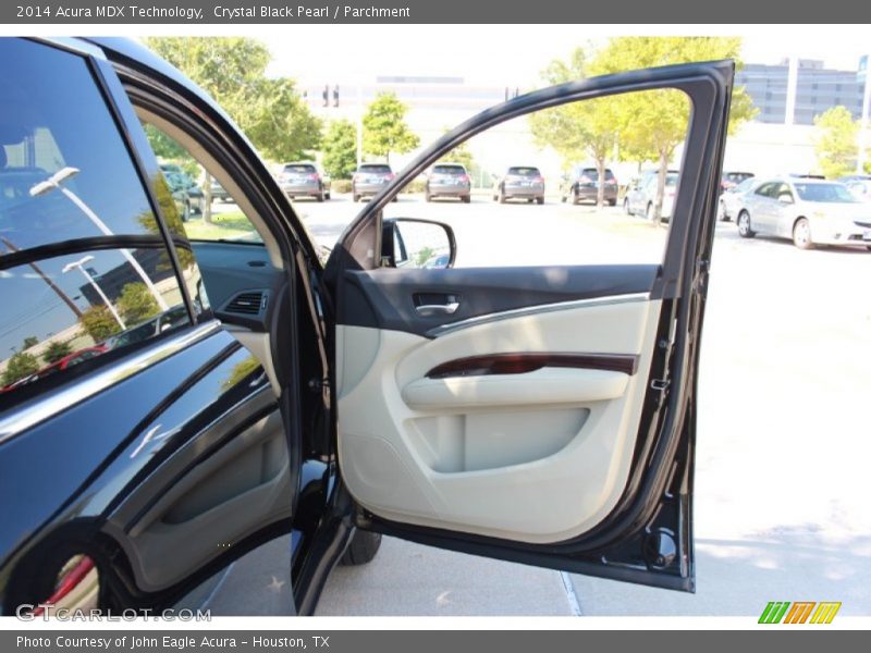 Crystal Black Pearl / Parchment 2014 Acura MDX Technology