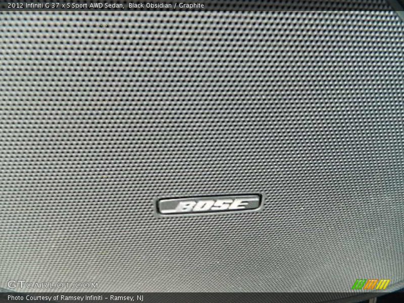 Black Obsidian / Graphite 2012 Infiniti G 37 x S Sport AWD Sedan
