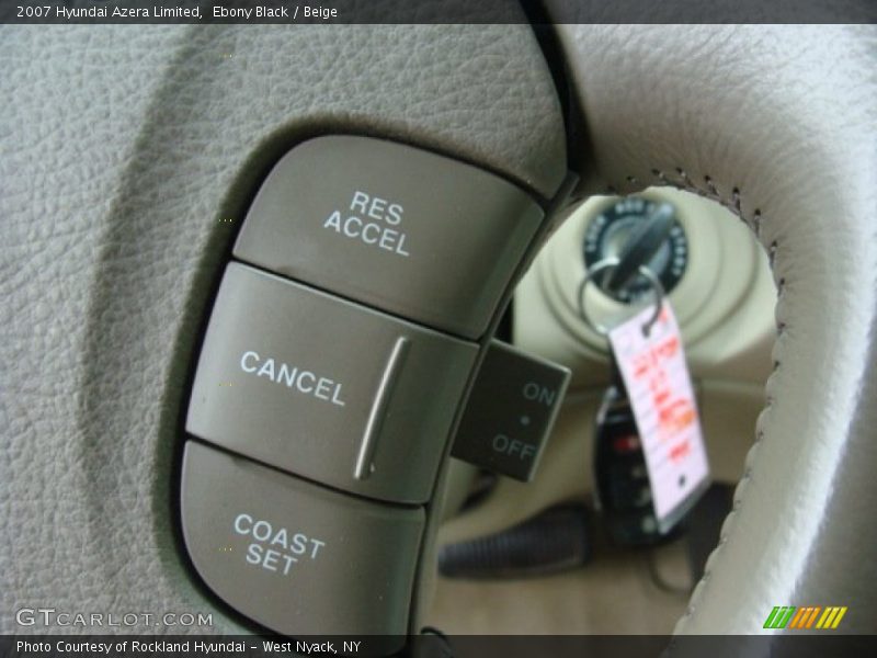 Ebony Black / Beige 2007 Hyundai Azera Limited