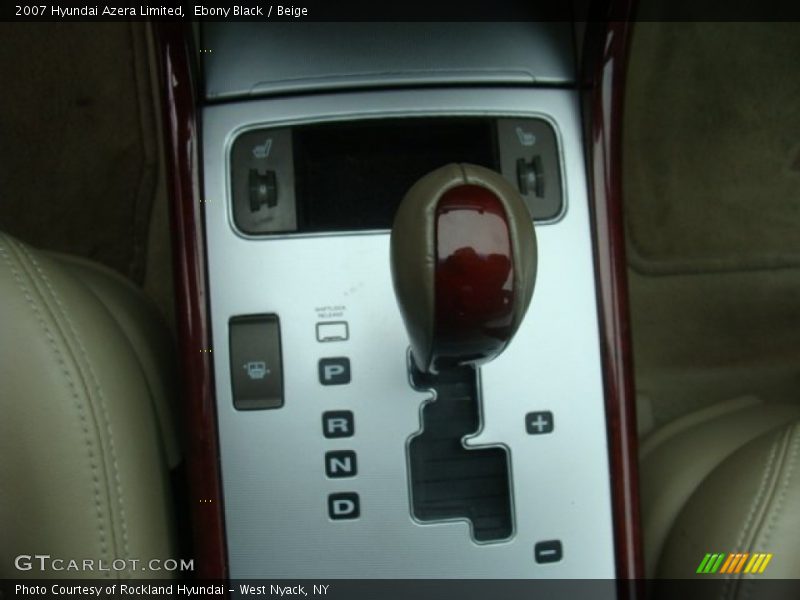 Ebony Black / Beige 2007 Hyundai Azera Limited