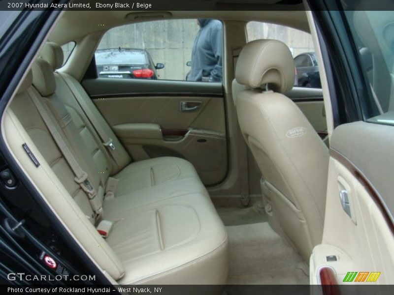Ebony Black / Beige 2007 Hyundai Azera Limited