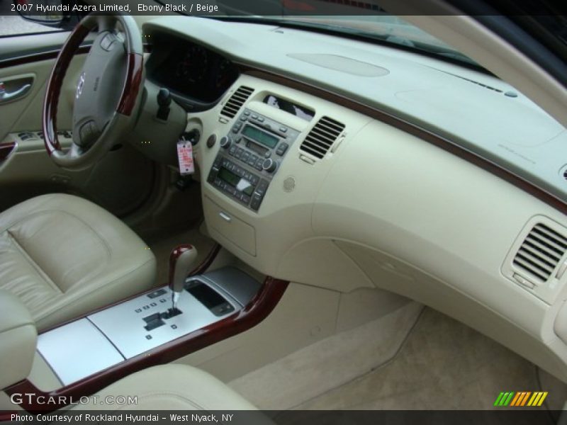 Ebony Black / Beige 2007 Hyundai Azera Limited