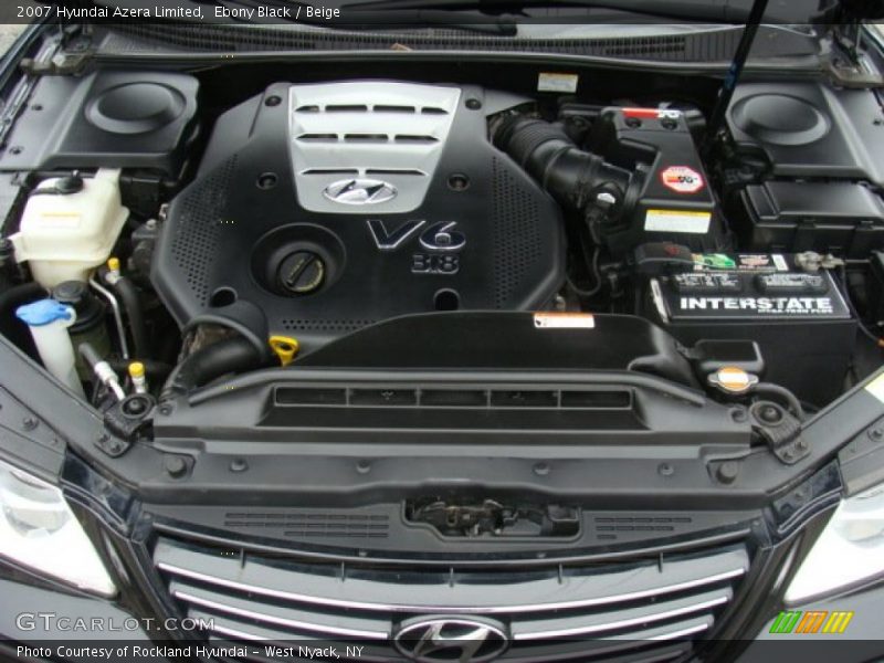 Ebony Black / Beige 2007 Hyundai Azera Limited