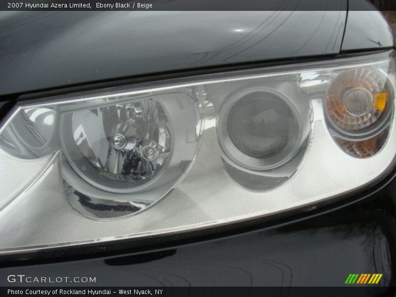Ebony Black / Beige 2007 Hyundai Azera Limited