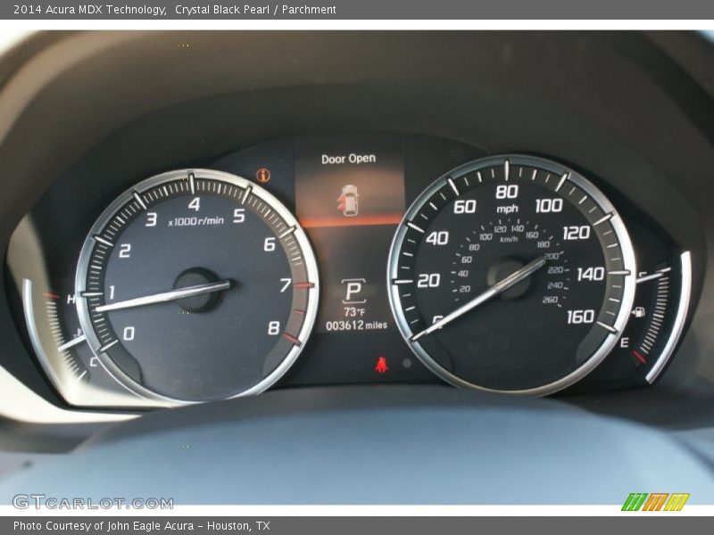 Crystal Black Pearl / Parchment 2014 Acura MDX Technology