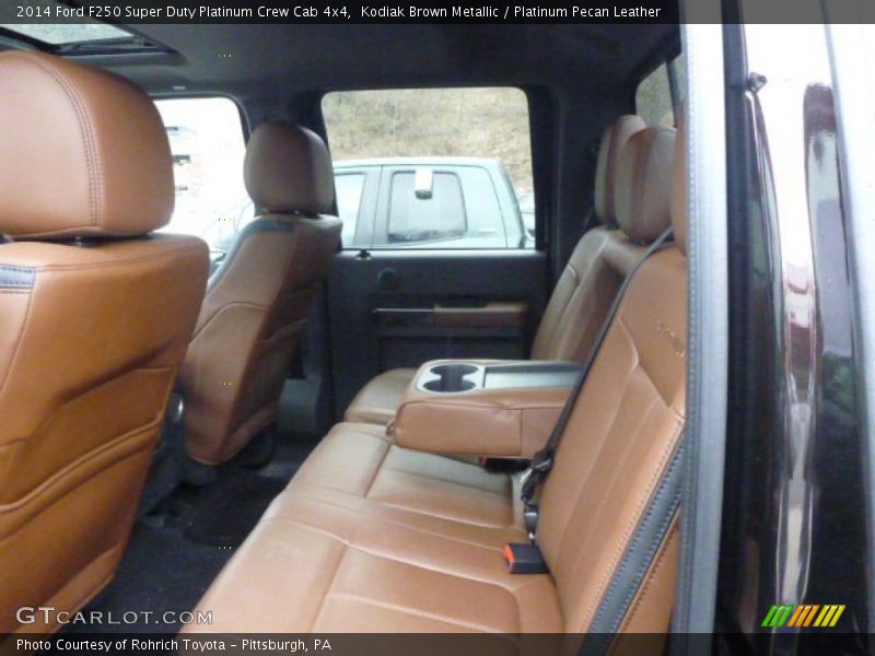 Kodiak Brown Metallic / Platinum Pecan Leather 2014 Ford F250 Super Duty Platinum Crew Cab 4x4