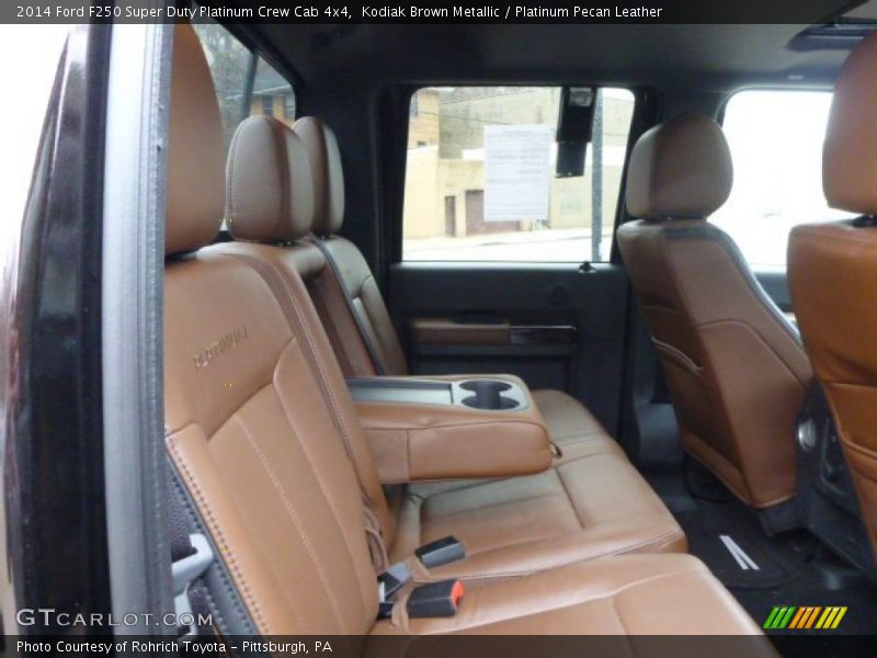 Kodiak Brown Metallic / Platinum Pecan Leather 2014 Ford F250 Super Duty Platinum Crew Cab 4x4