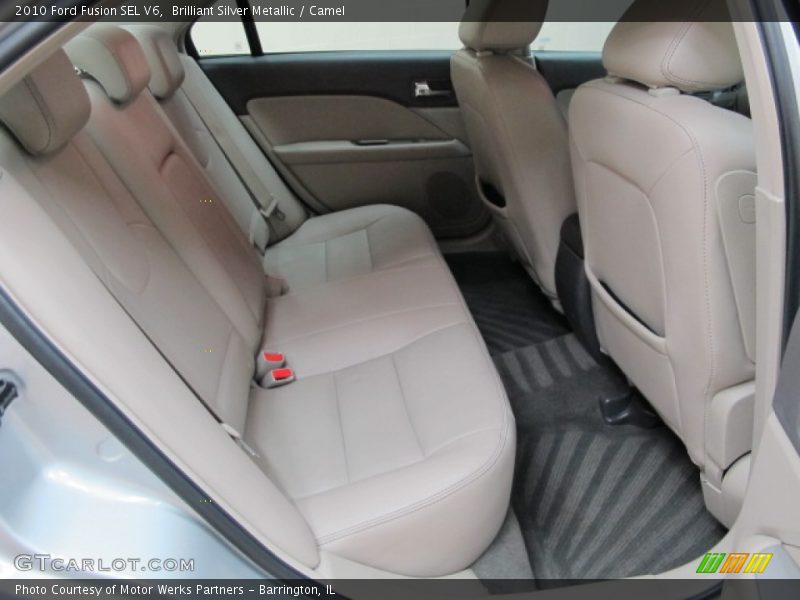 Brilliant Silver Metallic / Camel 2010 Ford Fusion SEL V6