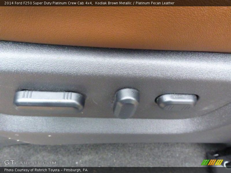 Kodiak Brown Metallic / Platinum Pecan Leather 2014 Ford F250 Super Duty Platinum Crew Cab 4x4