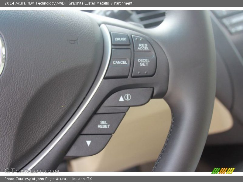 Graphite Luster Metallic / Parchment 2014 Acura RDX Technology AWD