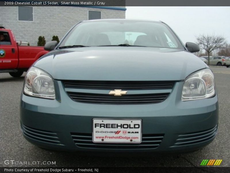 Silver Moss Metallic / Gray 2009 Chevrolet Cobalt LS Sedan