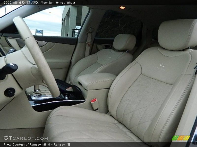 Front Seat of 2010 FX 35 AWD