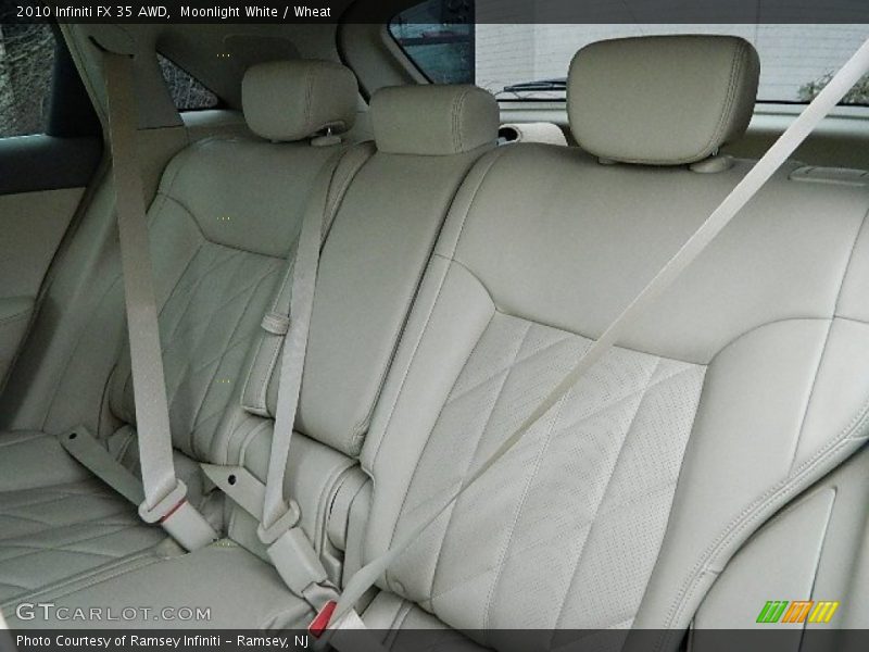 Rear Seat of 2010 FX 35 AWD