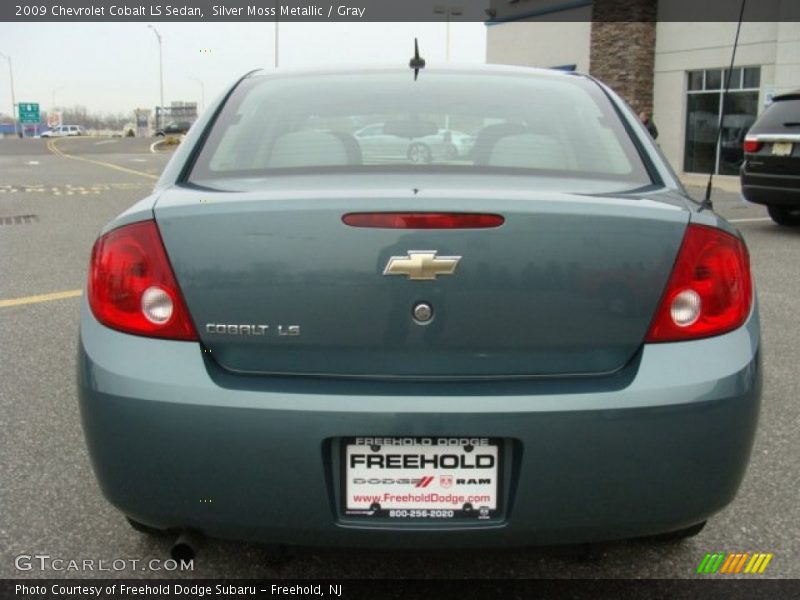 Silver Moss Metallic / Gray 2009 Chevrolet Cobalt LS Sedan