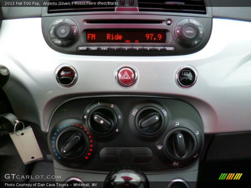 Argento (Silver) / Rosso/Nero (Red/Black) 2013 Fiat 500 Pop